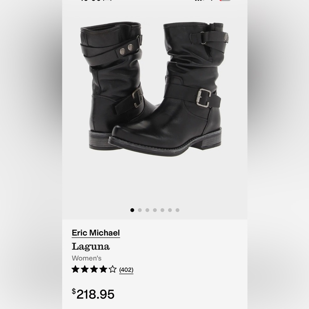 Eric Michael Laguna Leather Boots